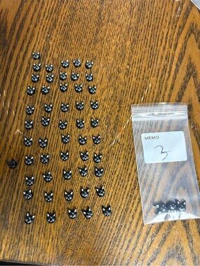 WOOYOUNG WOOYOnyang Set of 55 Nail Art Resin Charms Mini Aniteez Ateez